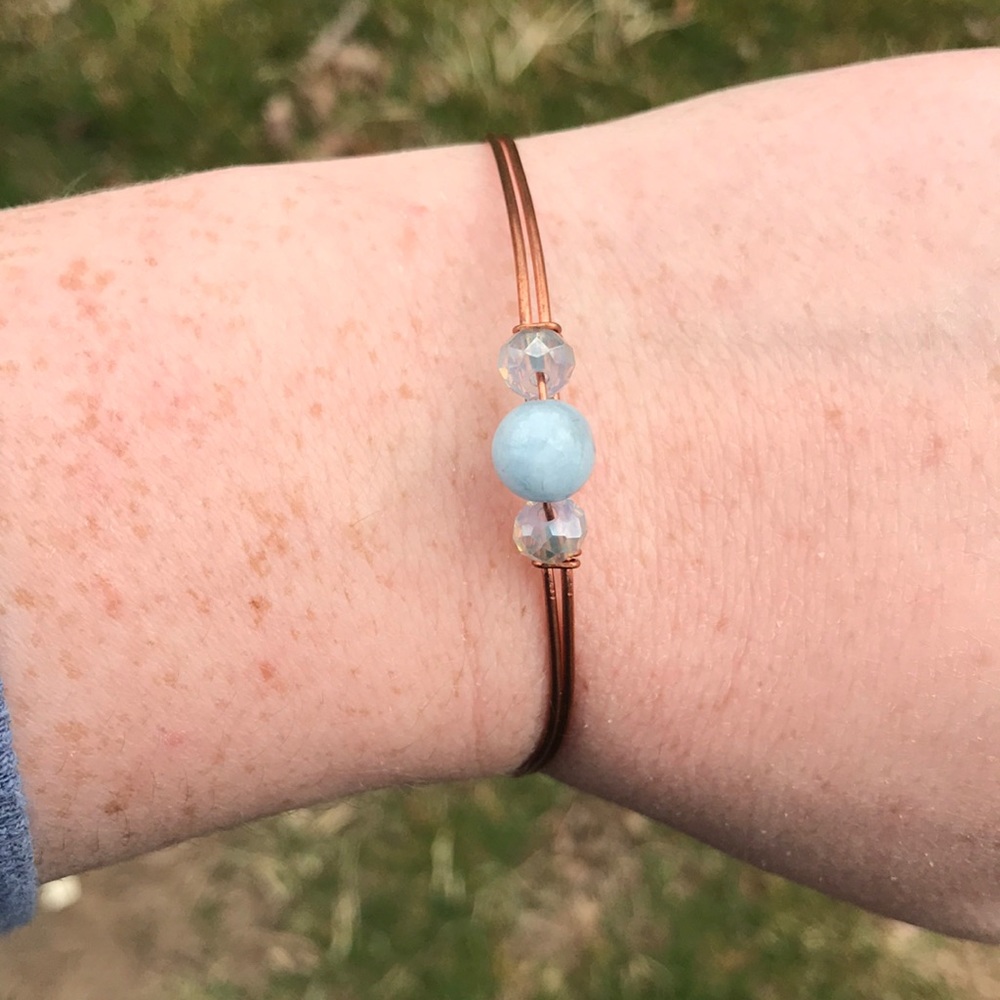 Aquamarine bracelet